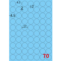 【龍德】三用電腦標籤貼紙 70格 LD-822 105張 (盒)_5