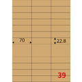【龍德】三用電腦標籤貼紙 39格 LD-838 105張 (盒)_1