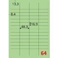 【龍德】三用電腦標籤貼紙 64格 LD-849 1000張(箱)_2