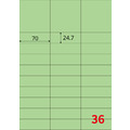 【龍德】三用電腦標籤貼紙 36格 LD-830 105張 (盒)_4