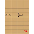 【龍德】三用電腦標籤貼紙 32格 LD-846 105張 (盒)_1