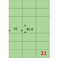 【龍德】三用電腦標籤貼紙 21格 LD-836 1000張(箱)_2