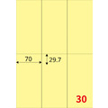 【龍德】三用電腦標籤貼紙 30格 LD-834 105張 (盒)_3