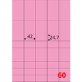 【龍德】三用電腦標籤貼紙 60格 LD-839 105張 (盒)_2