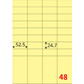 【龍德】三用電腦標籤貼紙 48格 LD-848 105張 (盒)_3