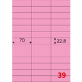 【龍德】三用電腦標籤貼紙 39格 LD-838 105張 (盒)_2