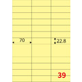 【龍德】三用電腦標籤貼紙 39格 LD-838 105張 (盒)_3
