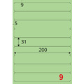 【龍德】三用電腦標籤貼紙 9格 LD-854 105張 (盒)_4