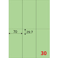 【龍德】三用電腦標籤貼紙 30格 LD-834 1000張(箱)_2