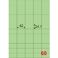 【龍德】三用電腦標籤貼紙 60格 LD-839 105張 (盒)_4