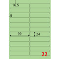 【龍德】三用電腦標籤貼紙 22格 LD-851 1000張(箱)_2