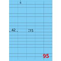 【龍德】三用電腦標籤貼紙 95格 LD-843 105張 (盒)_5