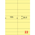 【龍德】三用電腦標籤貼紙 22格 LD-842 105張 (盒)_3