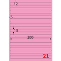 【龍德】三用電腦標籤貼紙 21格 LD-855 105張 (盒)_2