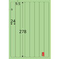 【龍德】三用電腦標籤貼紙 8格 LD-866 105張(盒)_2