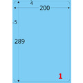 【龍德】三用電腦標籤貼紙 1格 LD-860 105張(盒)_1