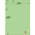 【龍德】三用電腦標籤貼紙 1格 LD-860 1000張(箱)_4