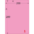 【龍德】三用電腦標籤貼紙 1格 LD-860 1000張(箱)_2