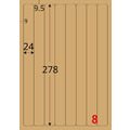 【龍德】三用電腦標籤貼紙 8格 LD-866 105張(盒)_5