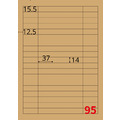 【龍德】三用電腦標籤貼紙 95格 LD-873 1000張(箱)_1
