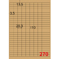 【龍德】三用電腦標籤貼紙 270格 LD-881 105張(盒)_5