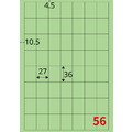 【龍德】三用電腦標籤貼紙 56格 LD-877 1000張(箱)_4
