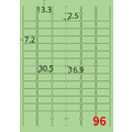 【龍德】三用電腦標籤貼紙 96格 LD-859 105張(盒)_2