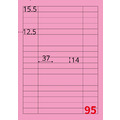 【龍德】三用電腦標籤貼紙 95格 LD-873 105張(盒)_4