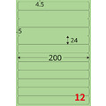 【龍德】三用電腦標籤貼紙 12格 LD-864 1000張(箱)_4