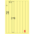 【龍德】三用電腦標籤貼紙 8格 LD-866 105張(盒)_3
