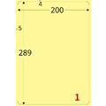 【龍德】三用電腦標籤貼紙 1格 LD-860 105張(盒)_3