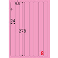 【龍德】三用電腦標籤貼紙 8格 LD-866 105張(盒)_4
