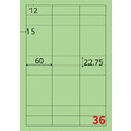 【龍德】三用電腦標籤貼紙 36格 LD-874 105張(盒)_2