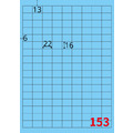【龍德】三用電腦標籤貼紙 153格 LD-871 105張(盒)_1