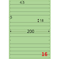 【龍德】三用電腦標籤貼紙 16格 LD-865 105張(盒)_2