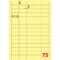 【龍德】三用電腦標籤貼紙 75格 LD-882 105張(盒)_3