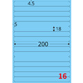 【龍德】三用電腦標籤貼紙 16格 LD-865 1000張(箱)_5