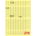 【龍德】三用電腦標籤貼紙 270格 LD-881 105張(盒)_3