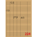 【龍德】三用電腦標籤貼紙 224格 LD-872 1000張(箱)_1
