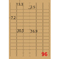 【龍德】三用電腦標籤貼紙 96格 LD-859 105張(盒)_5