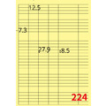 【龍德】三用電腦標籤貼紙 224格 LD-872 105張(盒)_3