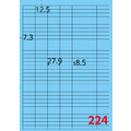 【龍德】三用電腦標籤貼紙 224格 LD-872 1000張(箱)_5