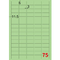 【龍德】三用電腦標籤貼紙 75格 LD-882 1000張(箱)_4