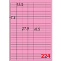 【龍德】三用電腦標籤貼紙 224格 LD-872 1000張(箱)_2