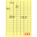 【龍德】三用電腦標籤貼紙 112格 LD-8101 105張(盒)_3