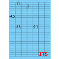 【龍德】三用電腦標籤貼紙 175格 LD-888 105張(盒)_1