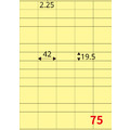 【龍德】三用電腦標籤貼紙 75格 LD-8111 105張(盒)_3