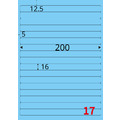 【龍德】三用電腦標籤貼紙 17格 LD-8114 105張(盒)_5