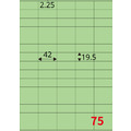 【龍德】三用電腦標籤貼紙 75格 LD-8111 1000張(箱)_2