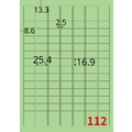 【龍德】三用電腦標籤貼紙 112格 LD-8101 1000張(箱)_2